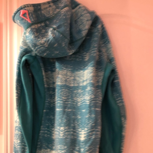Ivivva by Lululemon Turquoise Scuba Zip Up Hoodie - Picture 10 of 13